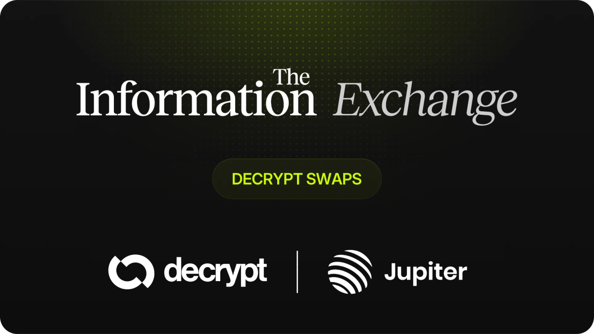 Okurken işlem yapın: Decrypt, Jupiter destekli ticareti The Information Exchange'e getiriyor