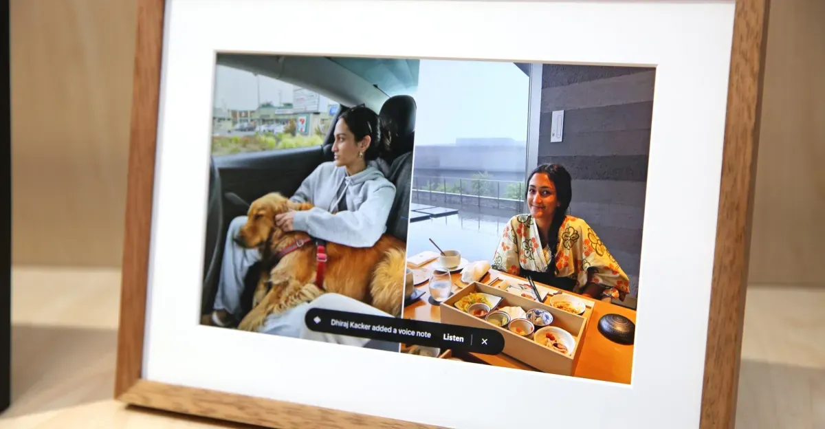 Amazon'un ilk dijital fotoğraf çerçevesi fotoğraflara ses notu ekleme özelliği sunuyor
