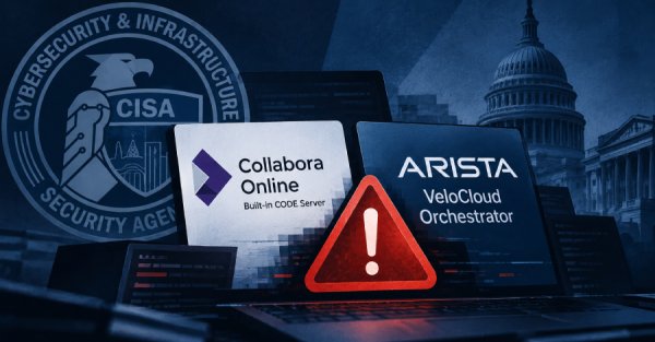 CISA, Collabora Online ve Arista VeloCloud'da aktif olarak sömürülen iki kritik açığı işaretledi