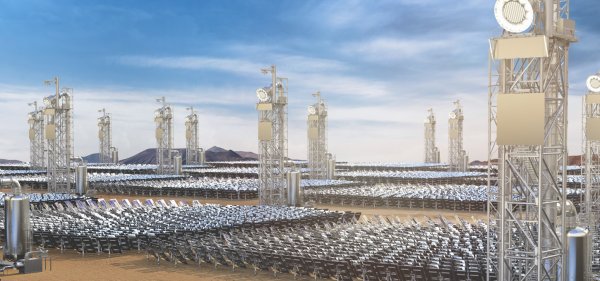 Yoğunlaştırılmış güneş enerjisi sistemi kendi yedeği oluyor