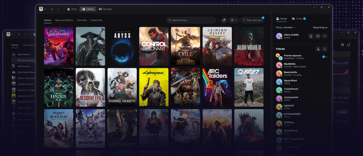 Epic Games, yeni vibe kodlu Launcher'ını Steam'den daha hızlı ilan etti