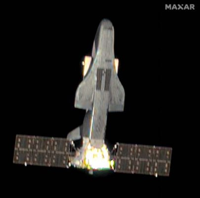 ABD uydusu Çin'in gizli uzay uçağını yörüngede fotoğrafladı