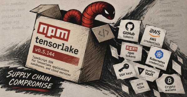 Tensorlake npm paketi ele geçirildi: Shai-Hulud solucanı kimlik bilgilerini çalıyor