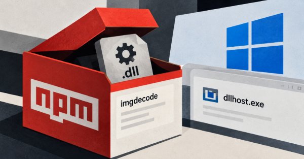MALFEX kampanyasındaki imgdecode npm paketi Windows yerel eklentisine shellcode yükleyici saklıyor
