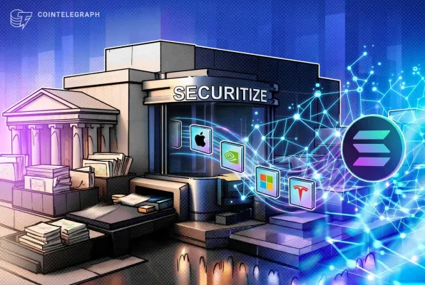 Securitize hissesi tokenize ABD hisselerini Solana'da başlatınca yüzde 10'dan fazla yükseldi